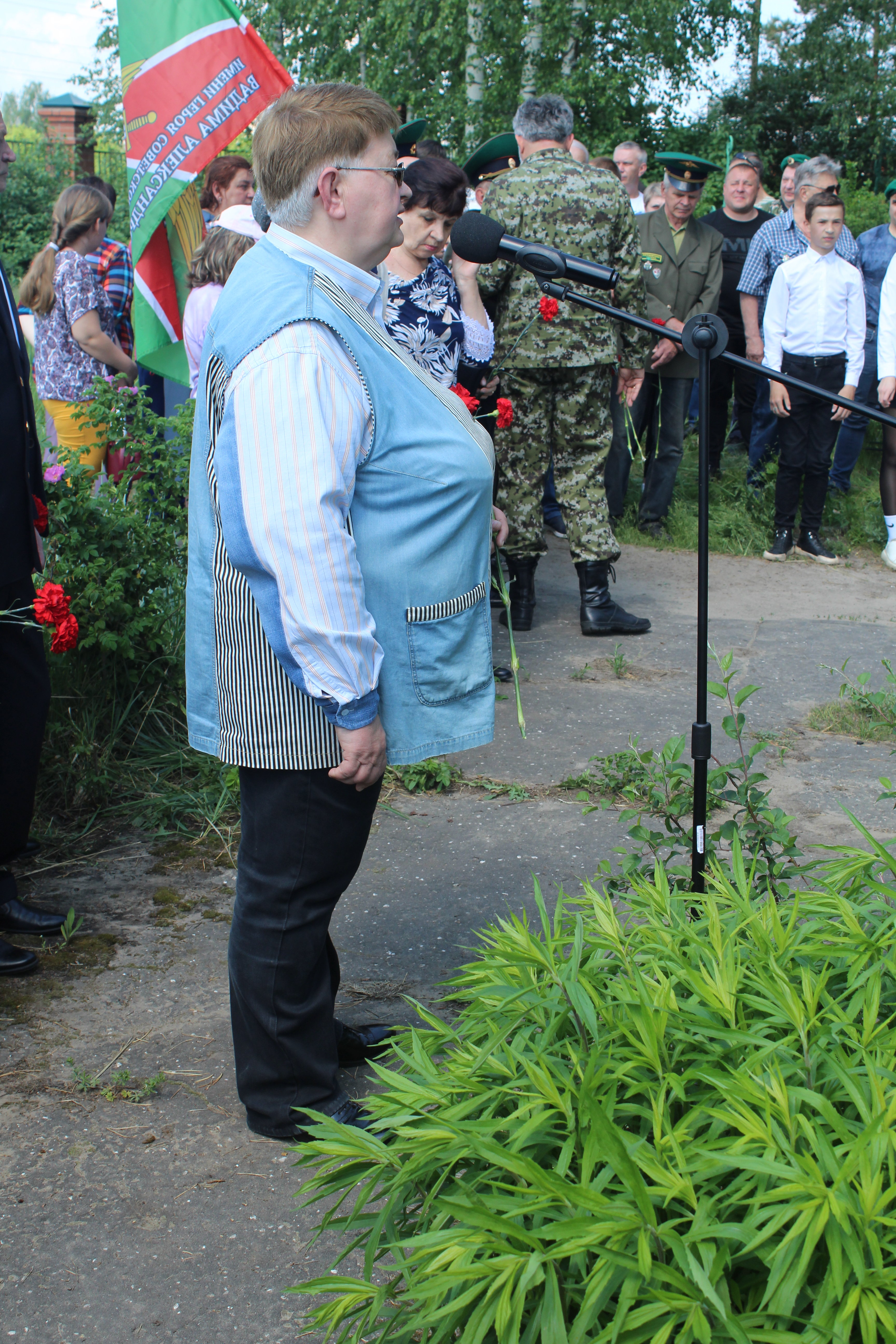 ТОРЖЕСТВЕННЫЙ МИТИНГ НА МЕМОРИАЛЕ «ПОГРАНИЧНИКАМ ВСЕХ ПОКОЛЕНИЙ» В БАЛАХНЕ  — Нижегородский пограничник